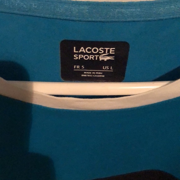 Lacoste Sport Ultra Dry FR:5 US:L - Picture 2 of 4